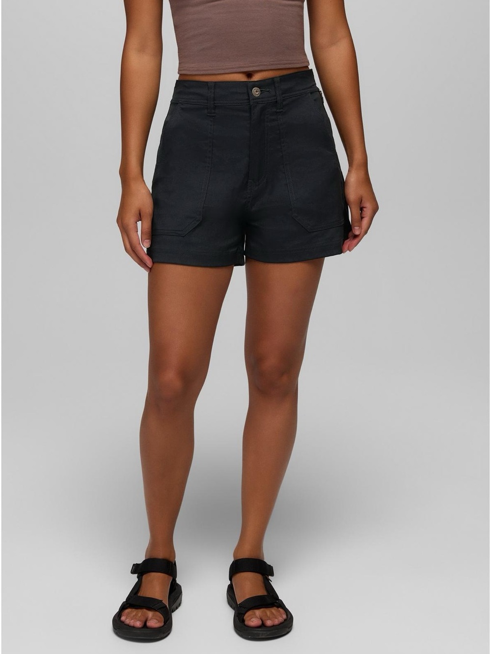 NWOT Prana Stretch Zion™ Cargo Short 5inch Black Size 10